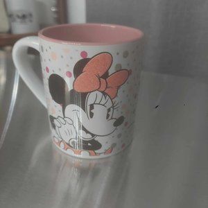 Minnie Mouse Sparkly Dotted Mug